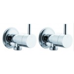 PJK Chrome 1 /4 Turn Lead Free Washing Machine Stops